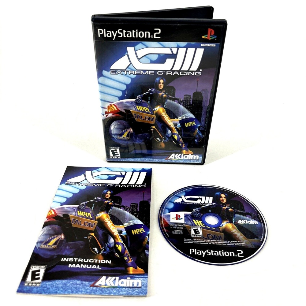 XGIII: Extreme G Racing (Sony PlayStation 2) PS2 Complete, Tested
